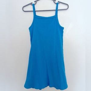 Cobalt blue shift dress